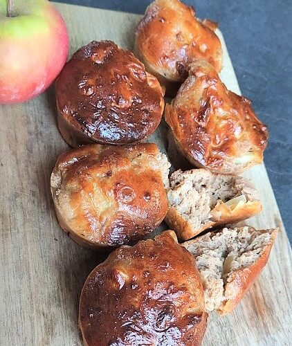 Kwarkmuffins met Appel
