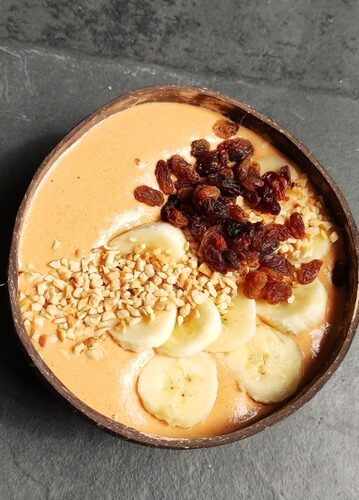 Smoothie Bowl met Pompoen & Banaan