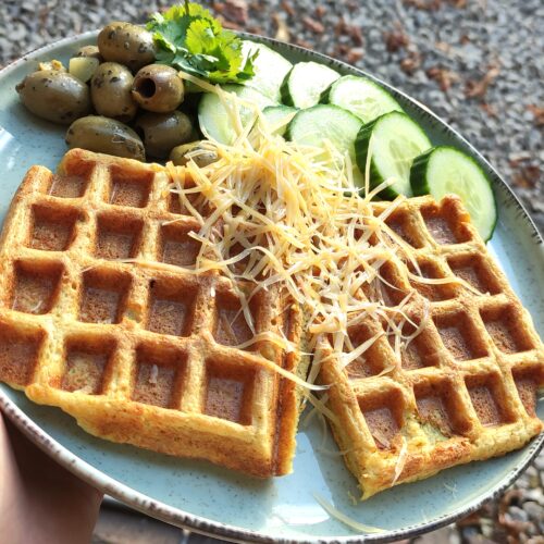 Wafels met bloemkool