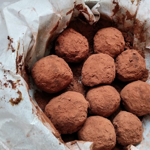 Vegan chocolade truffels