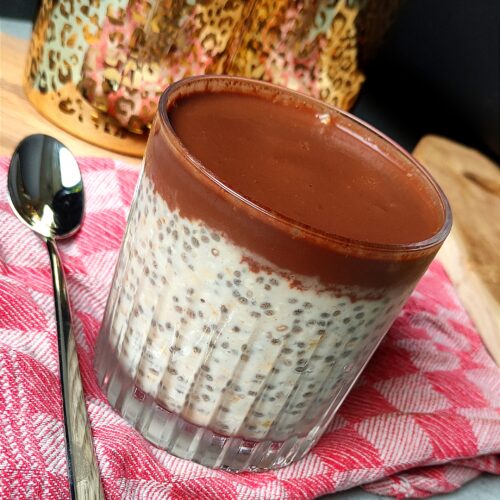 Snicker overnight oats