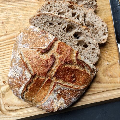 Makkelijk zuurdesembrood met Spelt
